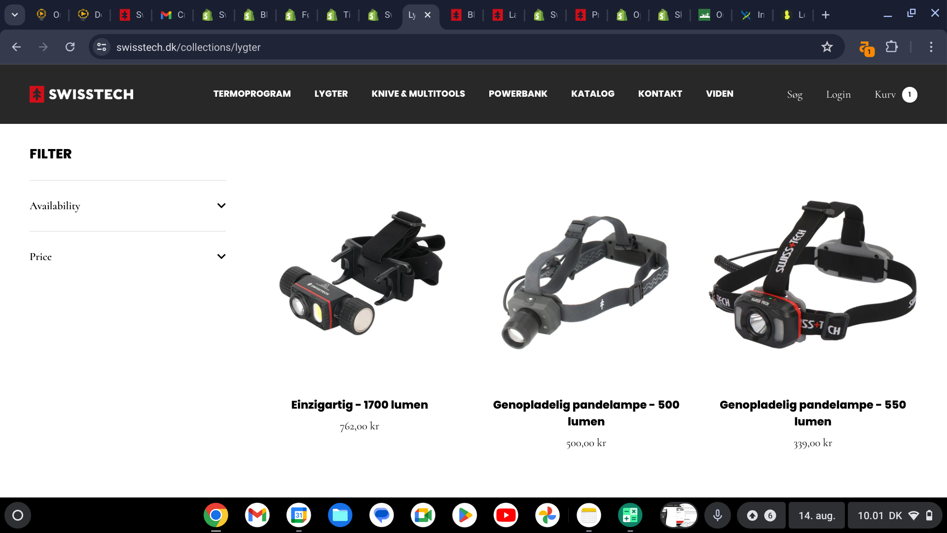 Bliv klog på pandelamper