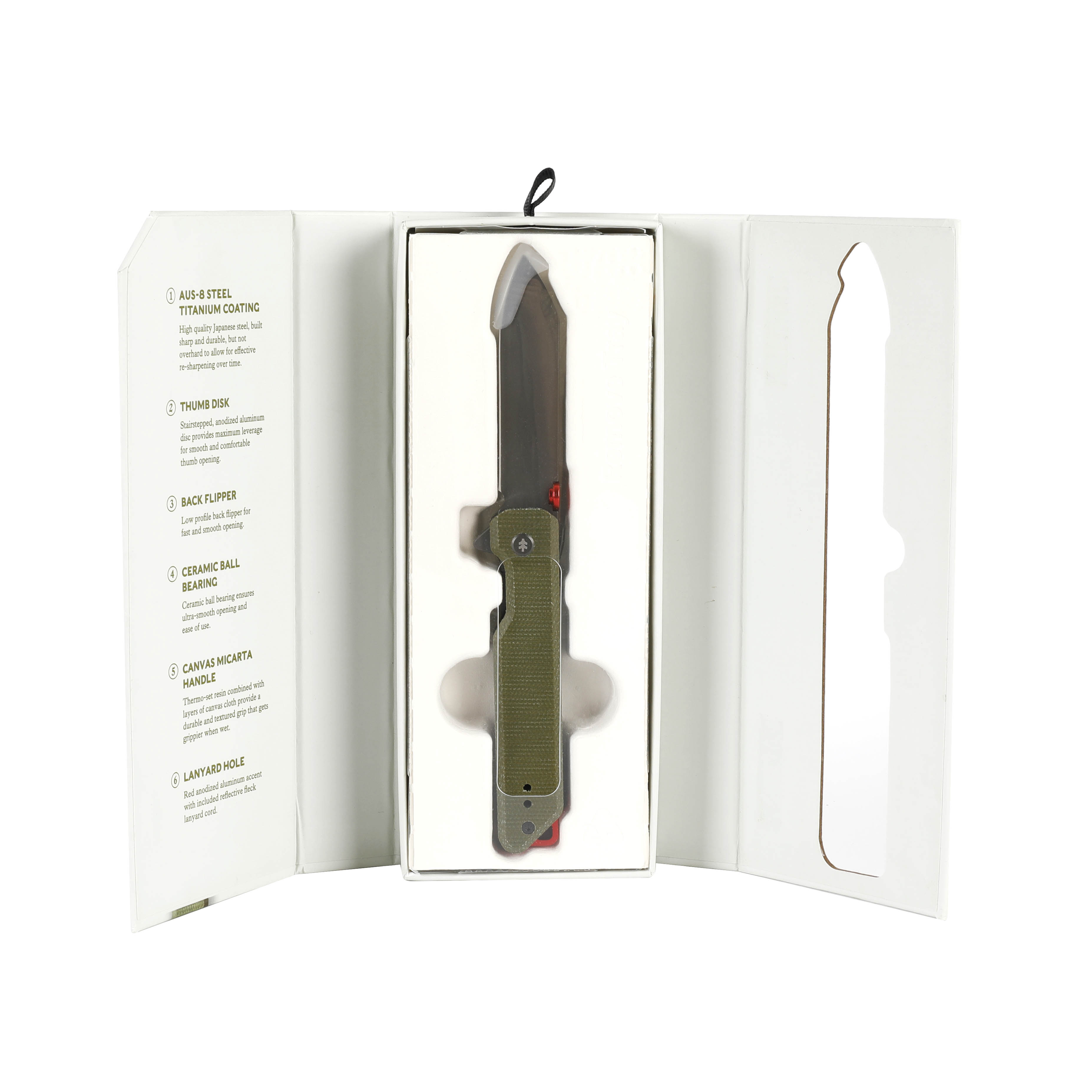 Würdig - Fällkniv med kullager