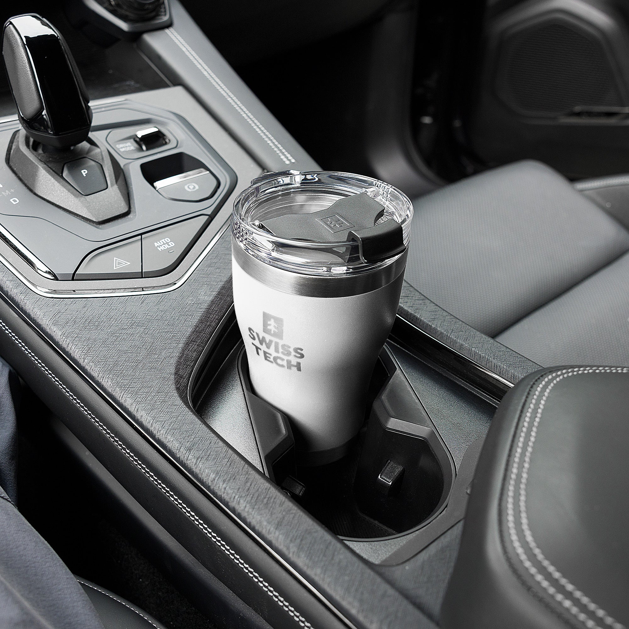 Läcksäker termoskopp 350 ml - Vit