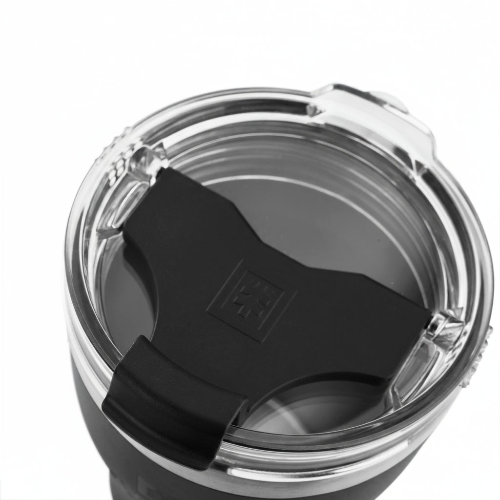 Läcksäker termoskopp 350 ml - Svart